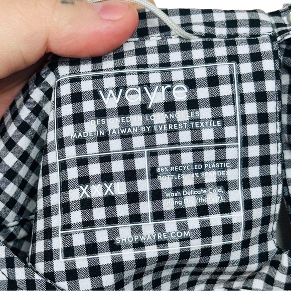 Wayre Shift & Snap Gingham Sleeveless No Iron Travel Cropped Tank Top Blouse - Picture 12 of 13